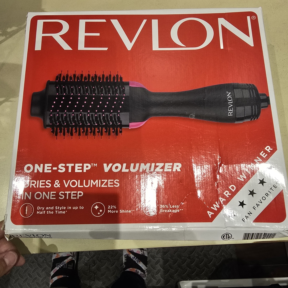 Revlon One-Step Volumizer - Black with Pink Accents